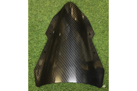 Universal Fazer Unbreakable Carbon Finish Bike Windshield