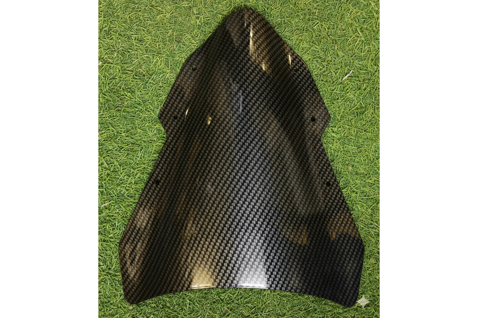 Universal Fazer Unbreakable Carbon Finish Bike Windshield