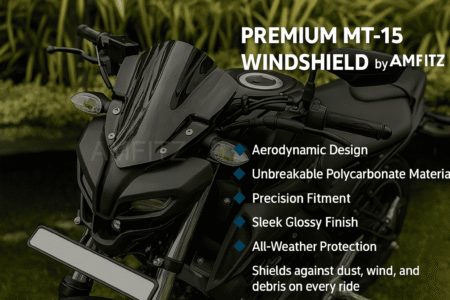 MT15 Unbreakable Bike Windshield
